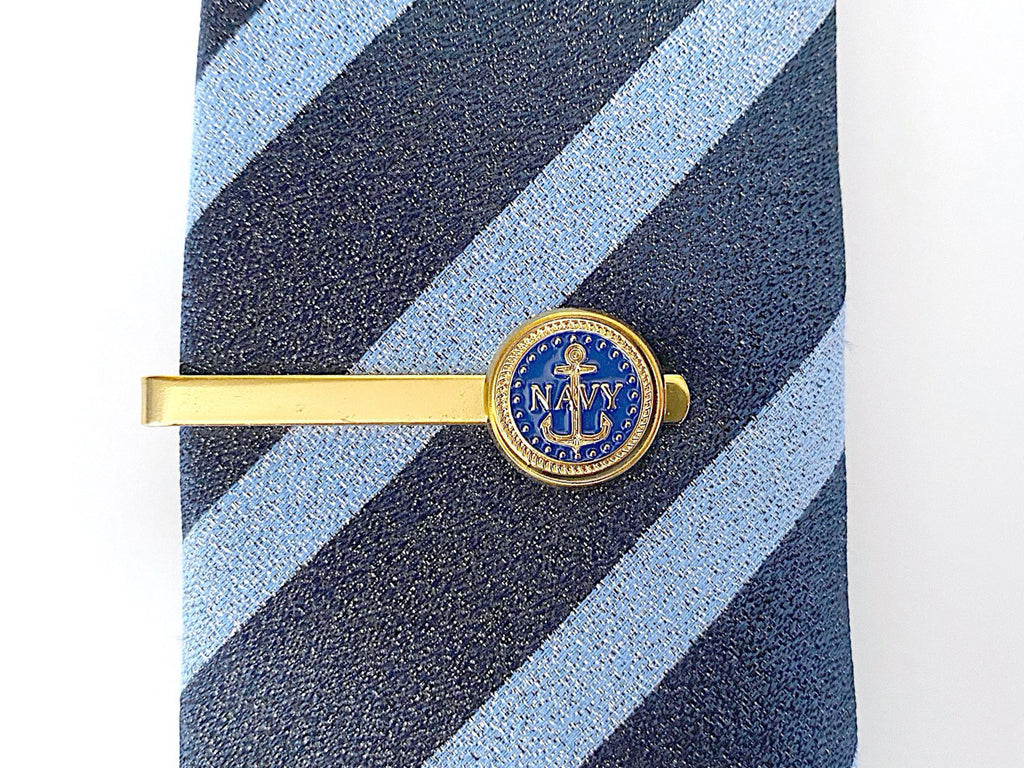 Navy Tie Bar