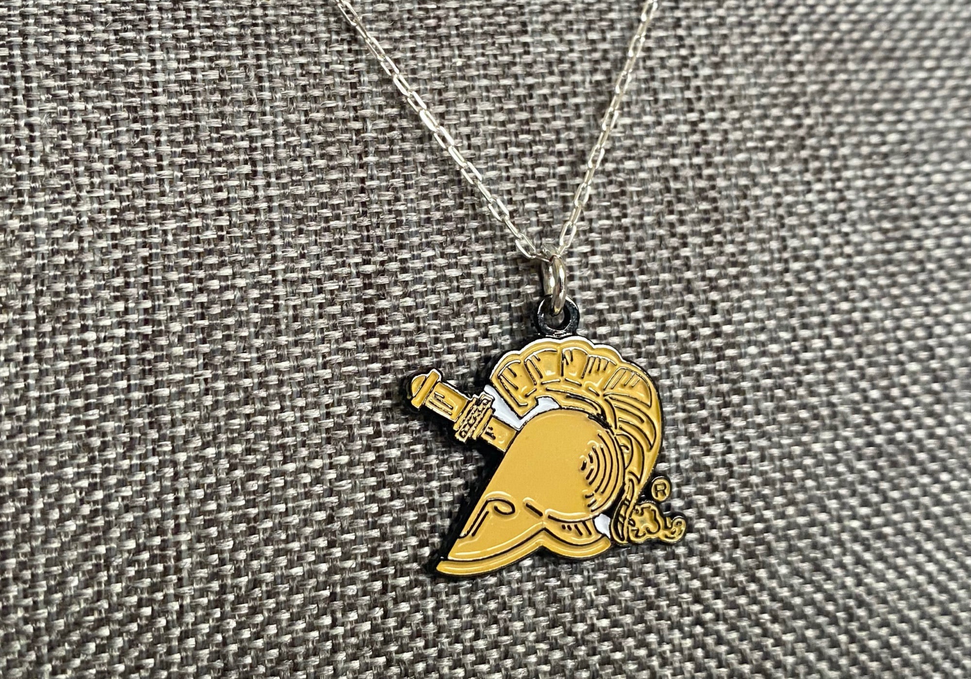 West Point Athena Gold Charm Necklace