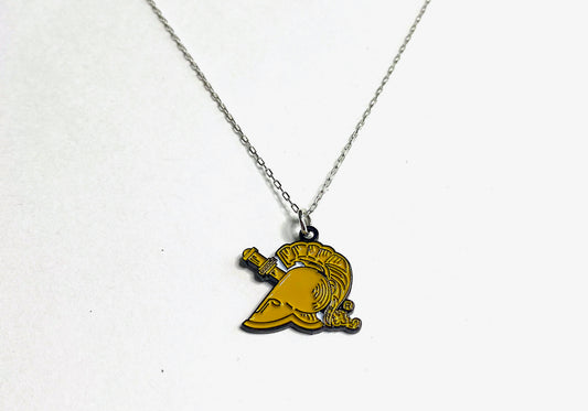 West Point Athena Gold Charm Necklace