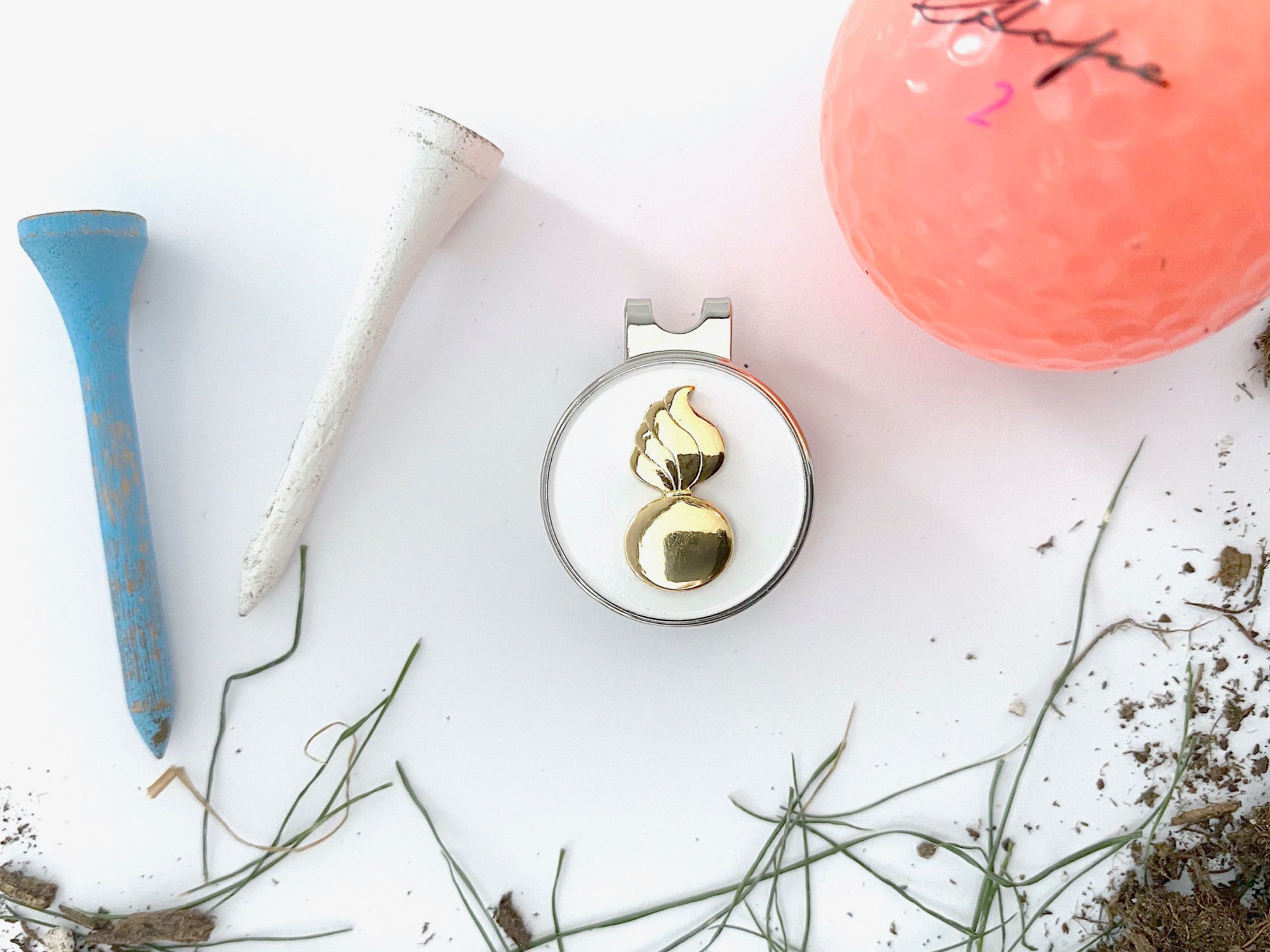 Ordnance Corps Golf Hat Clip and Ball Marker