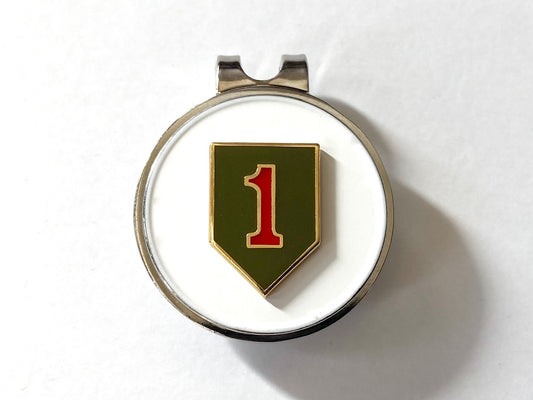 1st Infantry Division Golf Hat Clip and Ball Marker