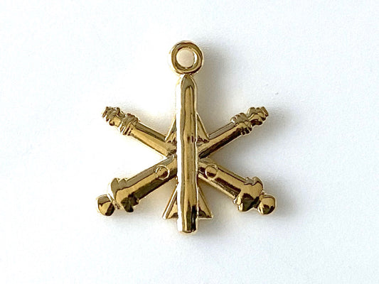 Jewelry Bar | Air Defense Artillery (AD) - Army Branch Charm