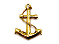 Vintage Sweetheart Charm | 14K Gold Fouled Anchor VB57