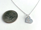 USMA Class of 2022 Silver Heart Charm Necklace BR525