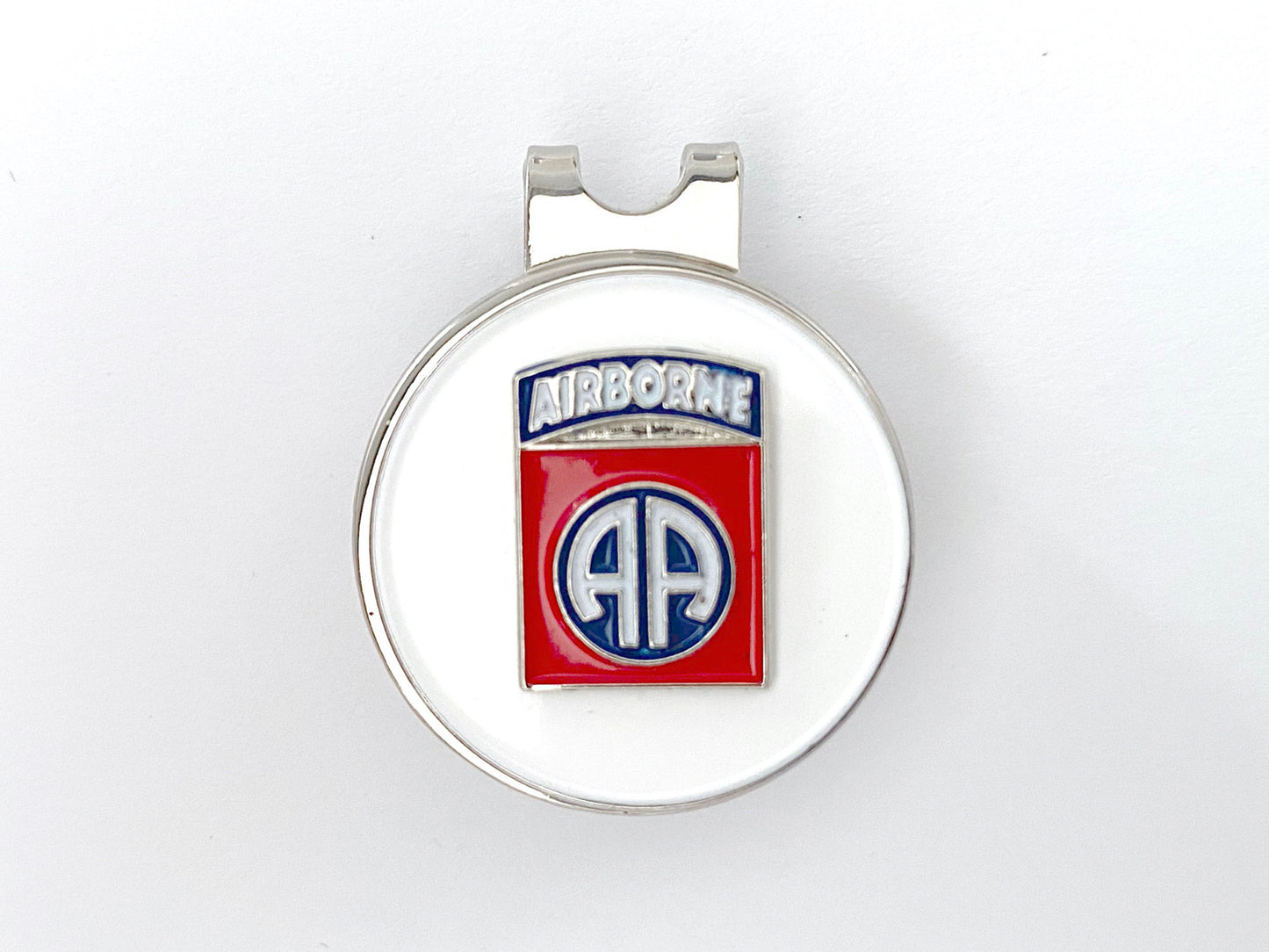 82nd Airborne Division Golf Hat Clip and Ball Marker