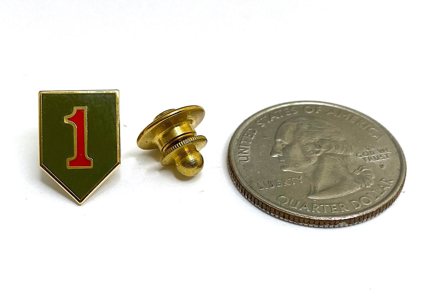 1st Infantry Division Lapel Pin