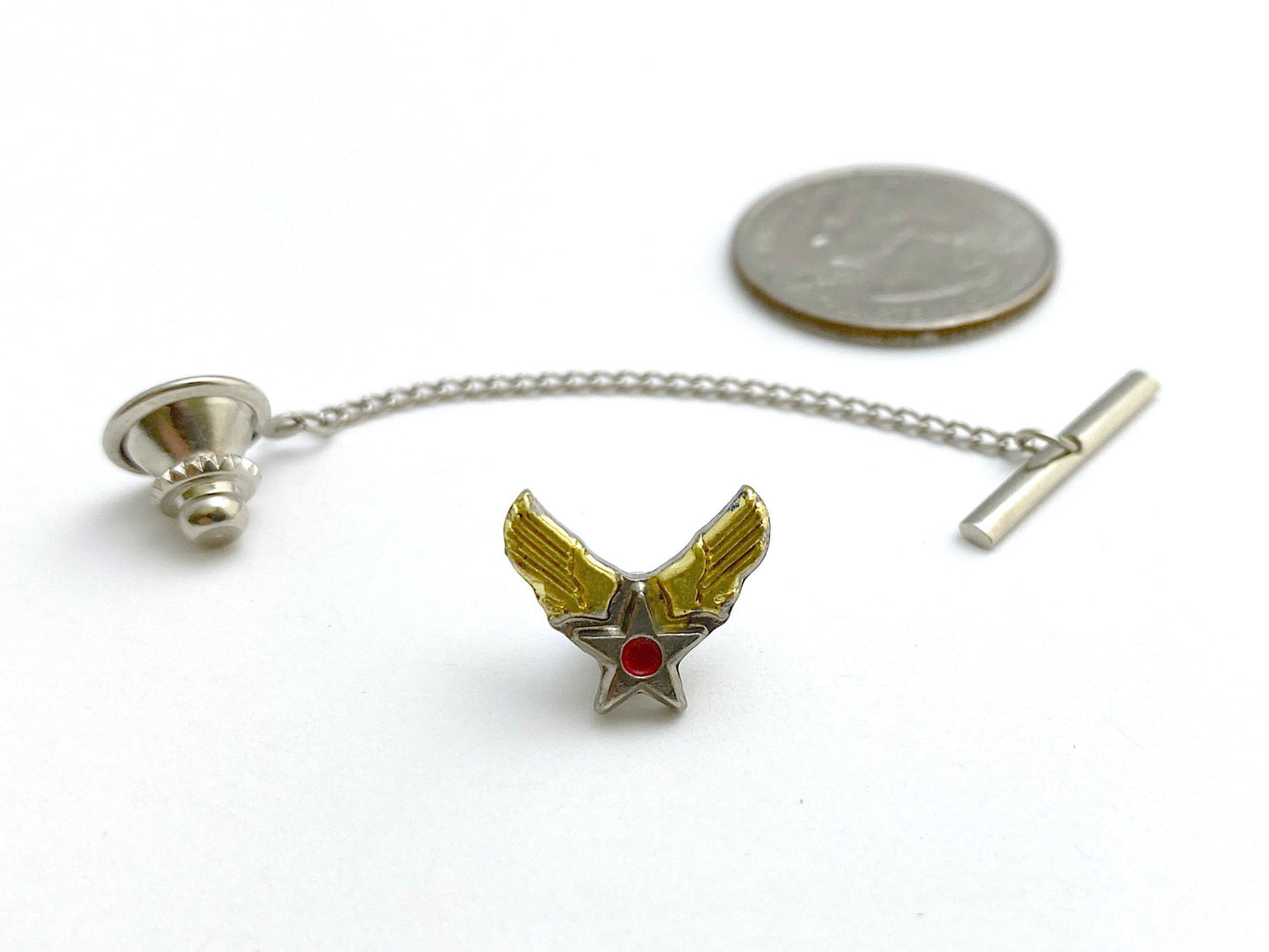 WWII-era Vintage Hap Arnold Wings Tie Tack | Aviation