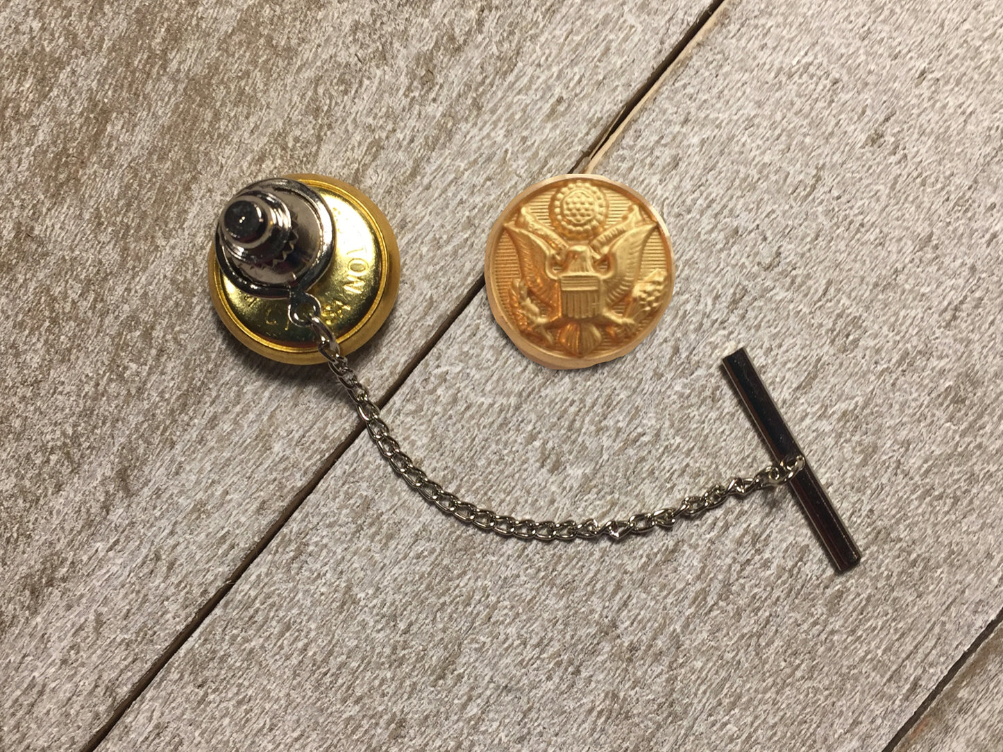 Legacy Collection | Button Gold Tie Tack