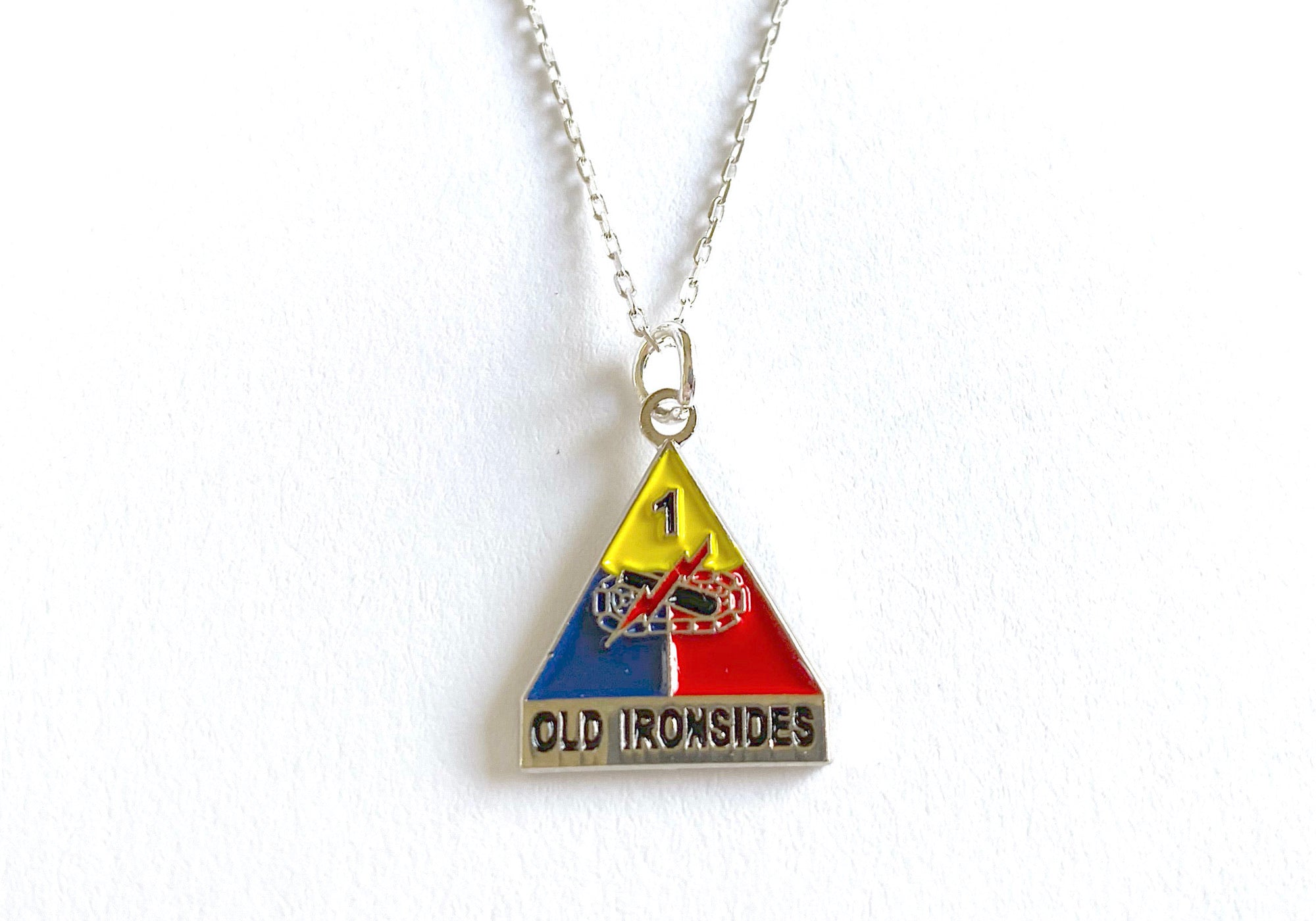 1st Armored Division Charm Necklace