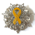 Yellow Ribbon Limited Edition Brooch BR971