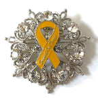 Yellow Ribbon Limited Edition Brooch BR971
