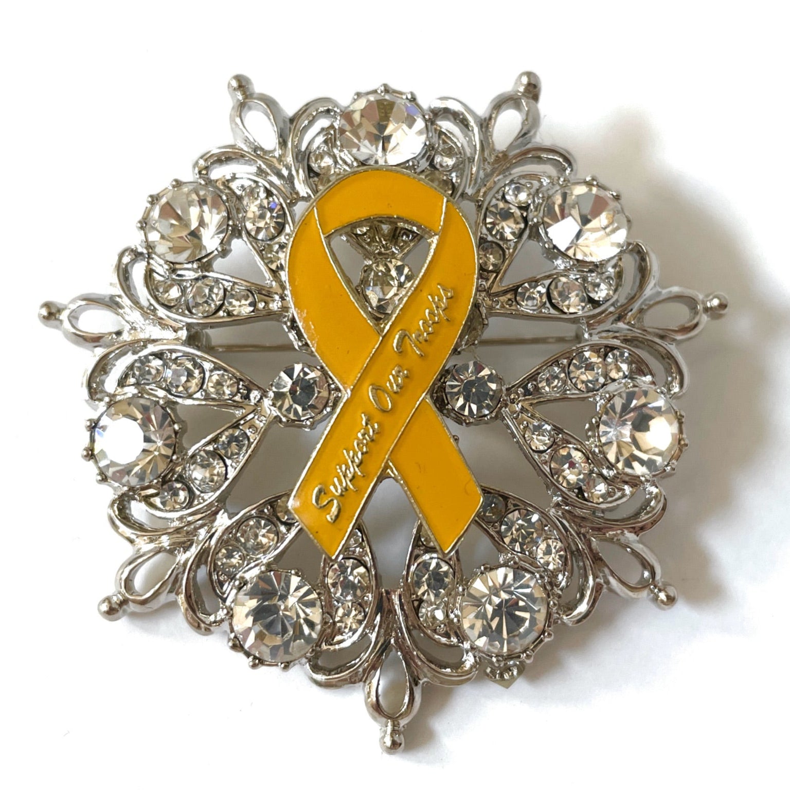 Yellow Ribbon Limited Edition Brooch BR971