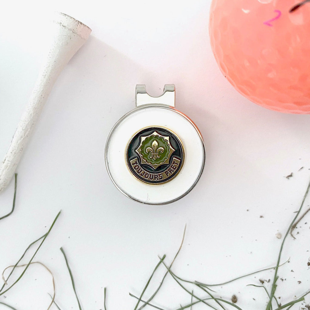 2nd Cavalry Regiment Golf Hat Clip and Ball Marker