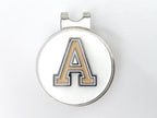USMA Tan "A" Golf Hat Clip and Ball Marker