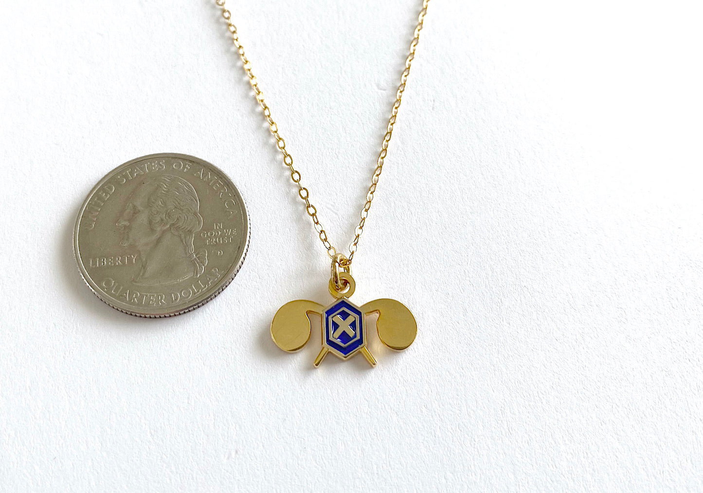 Chemical Corps Charm Necklace
