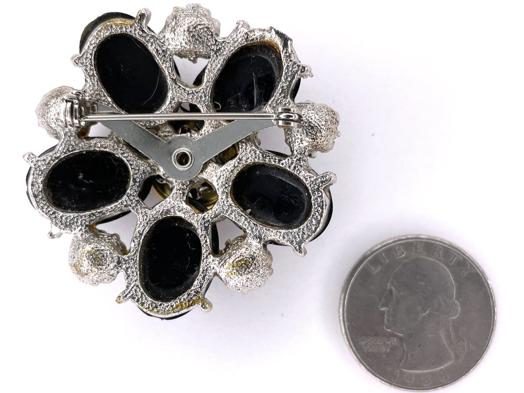 United States Military Academy Cadet Button Vintage Brooch BR908