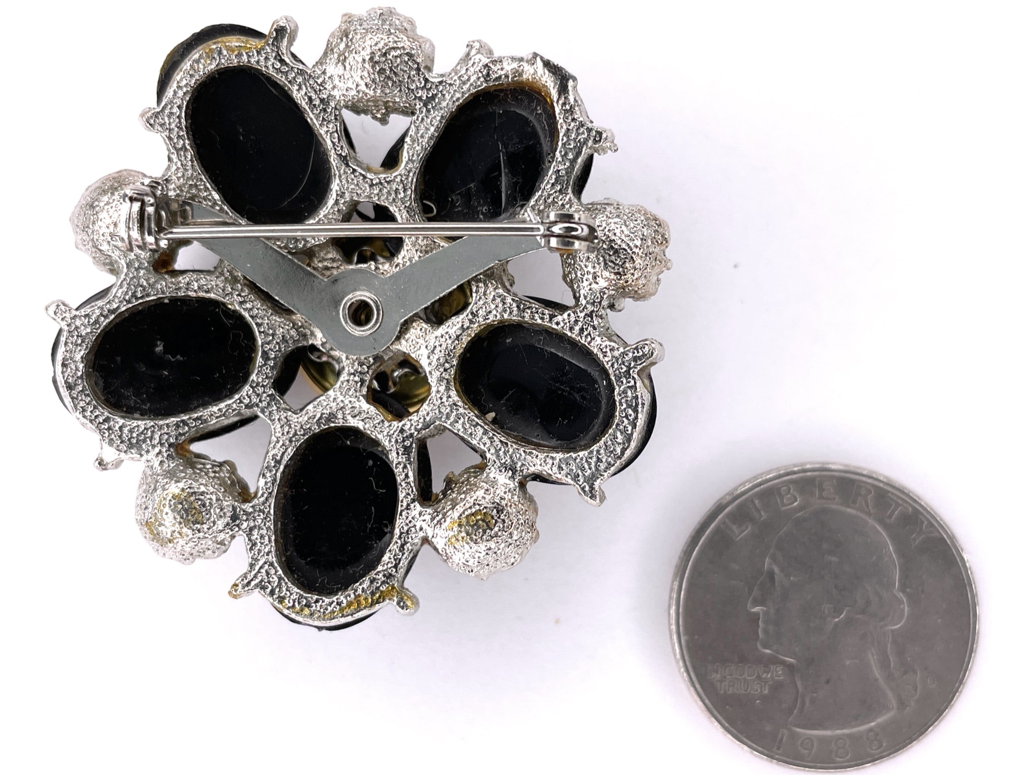 United States Military Academy Cadet Button Vintage Brooch BR908