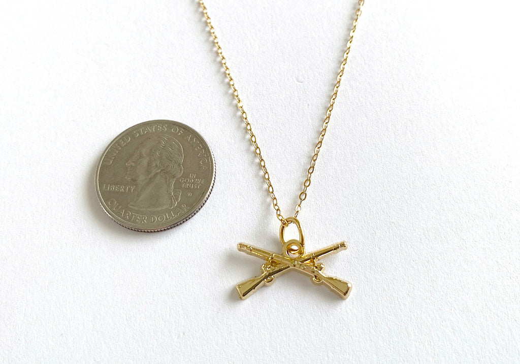 Infantry Charm Necklace