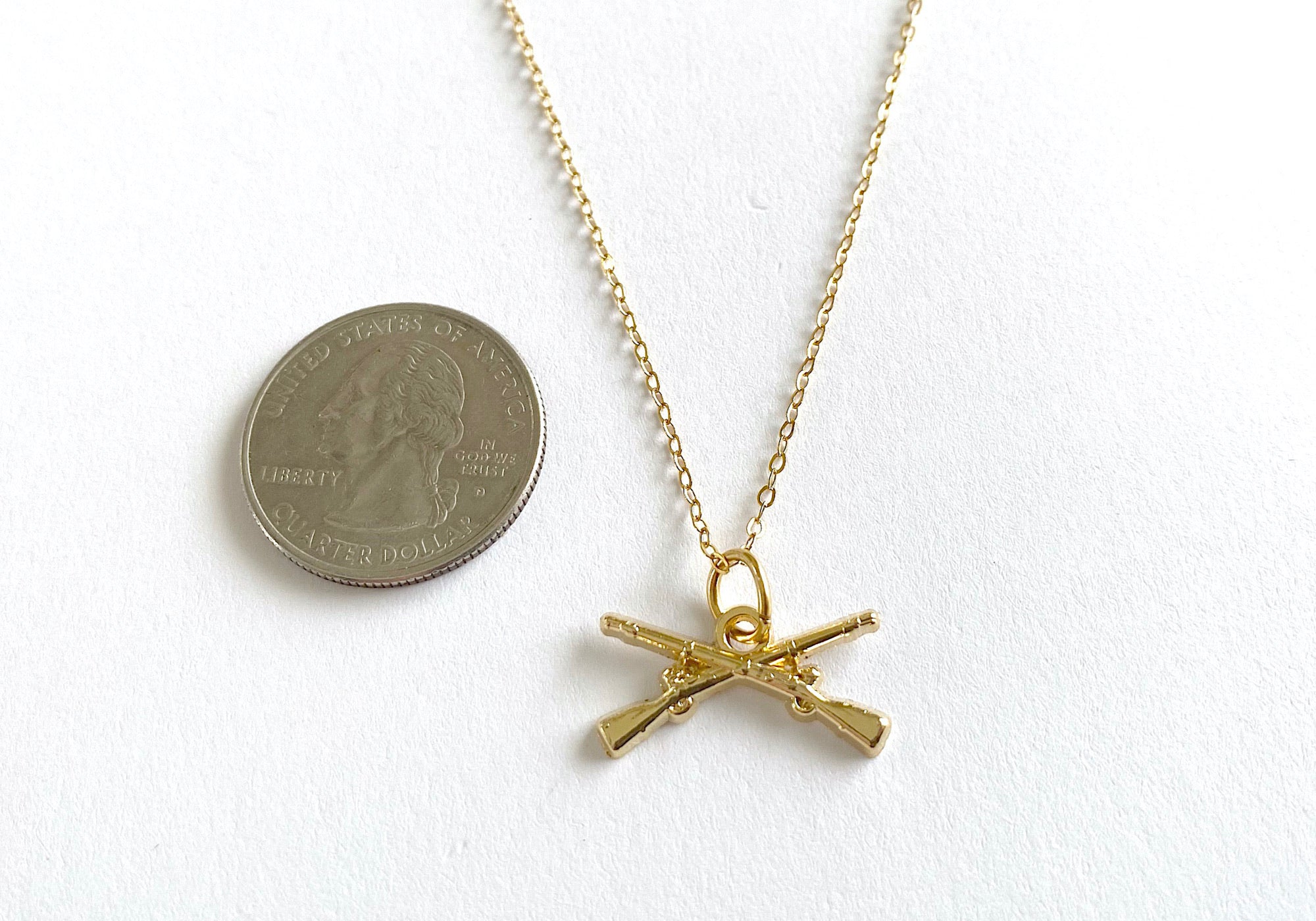 Infantry Charm Necklace