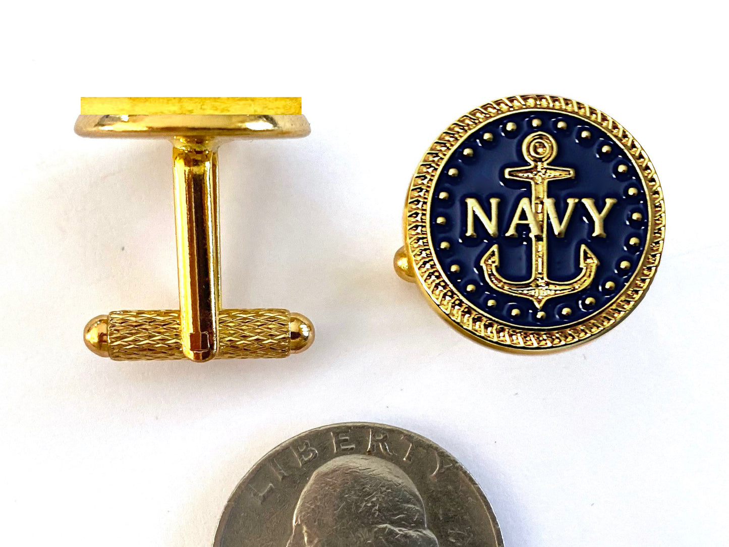 Navy Cufflinks