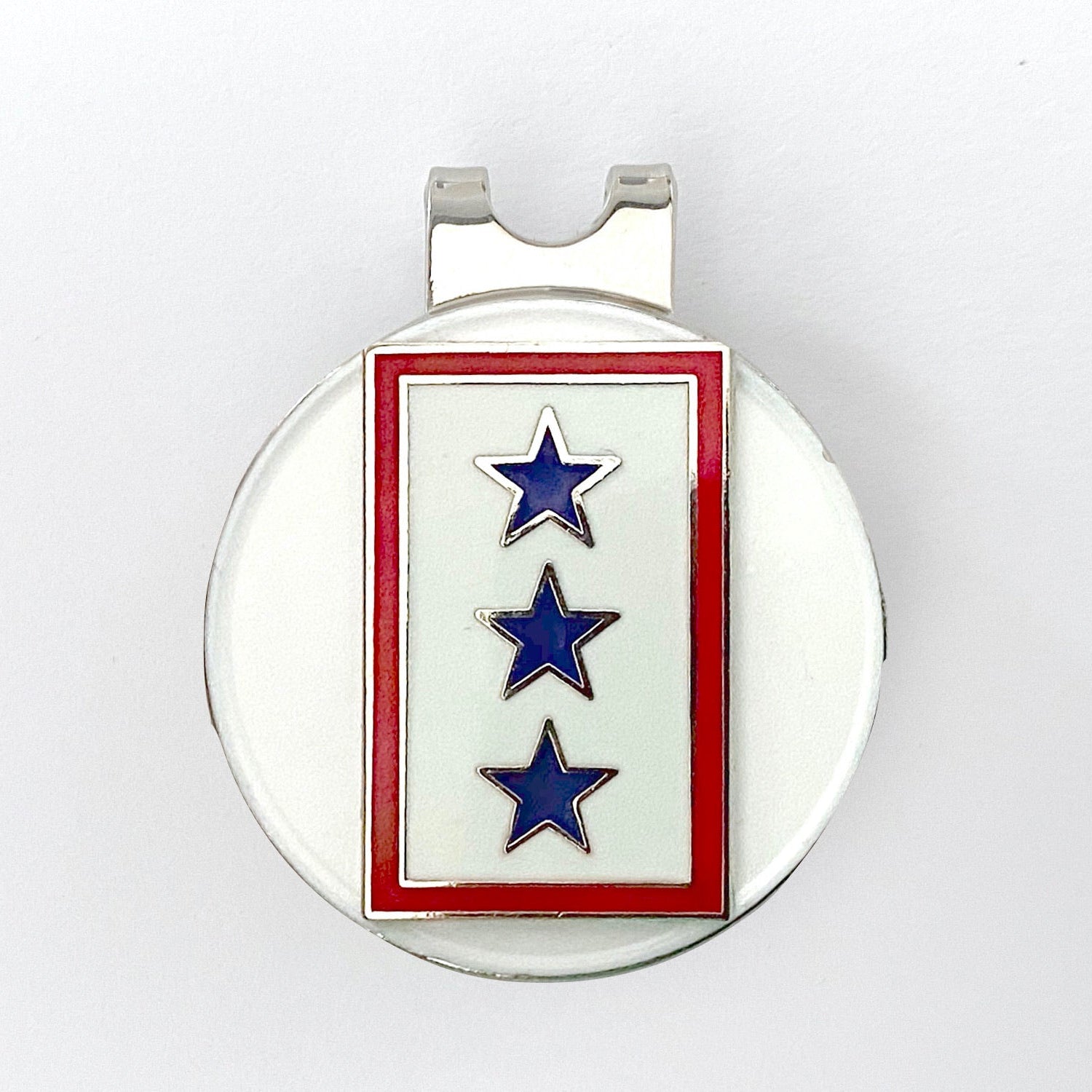 Blue Star Golf Hat Clip and Ball Marker