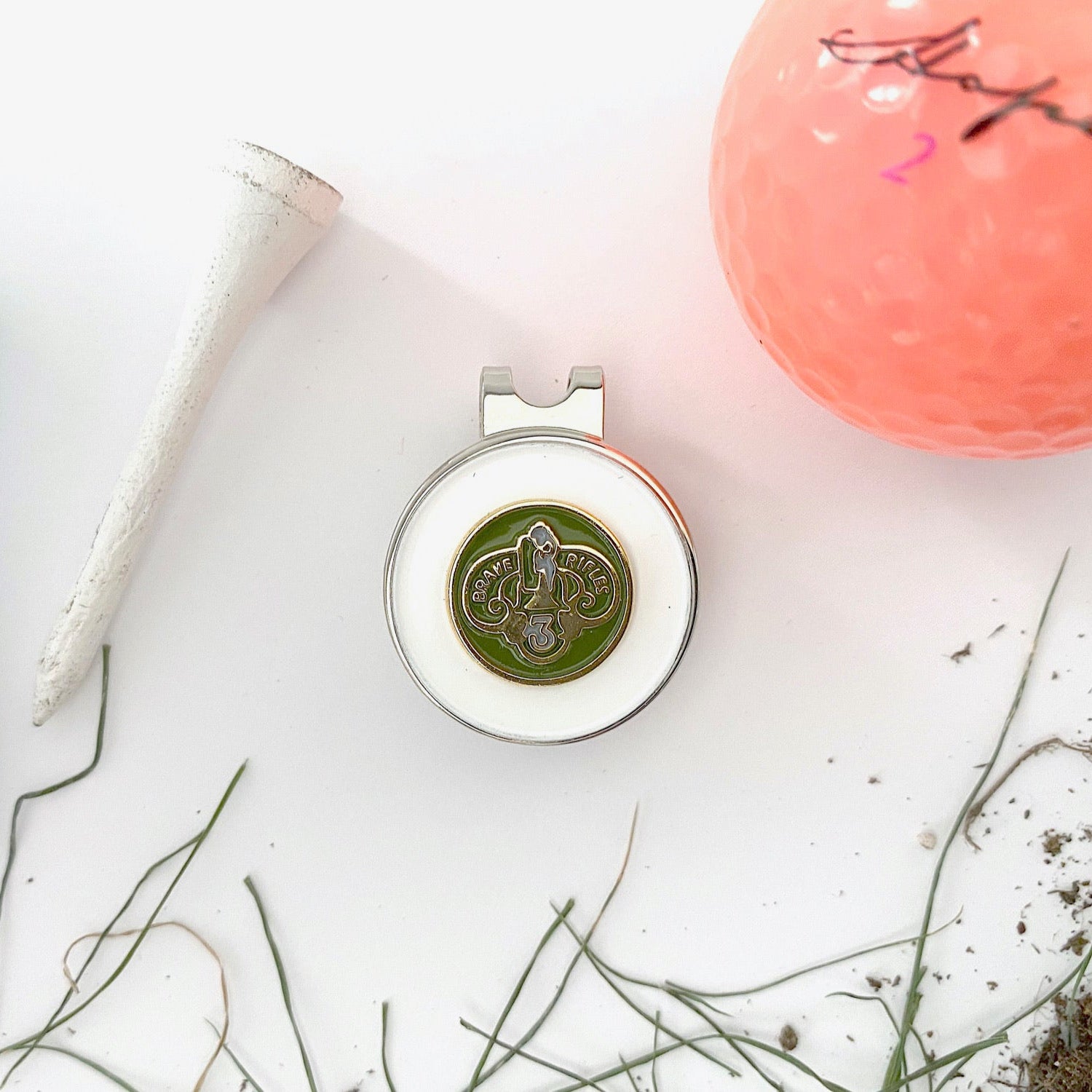 3rd Cavalry Regiment Golf Hat Clip and Ball Marker