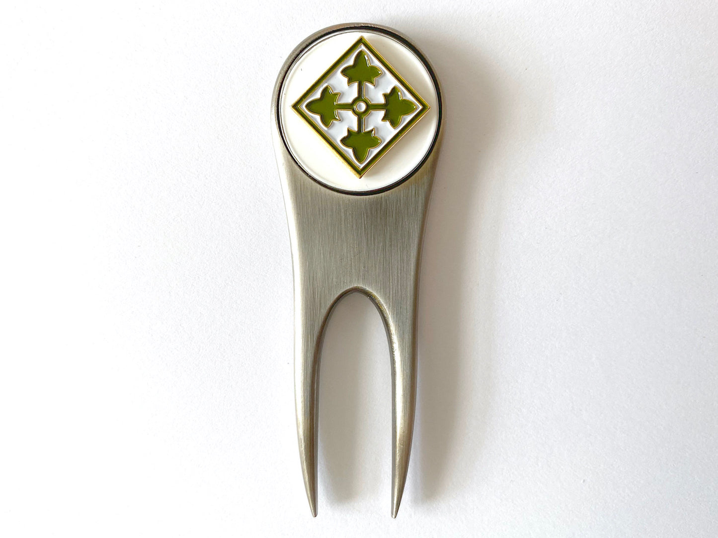 4th Infantry Division Golf Divot Tool and Ball Marker