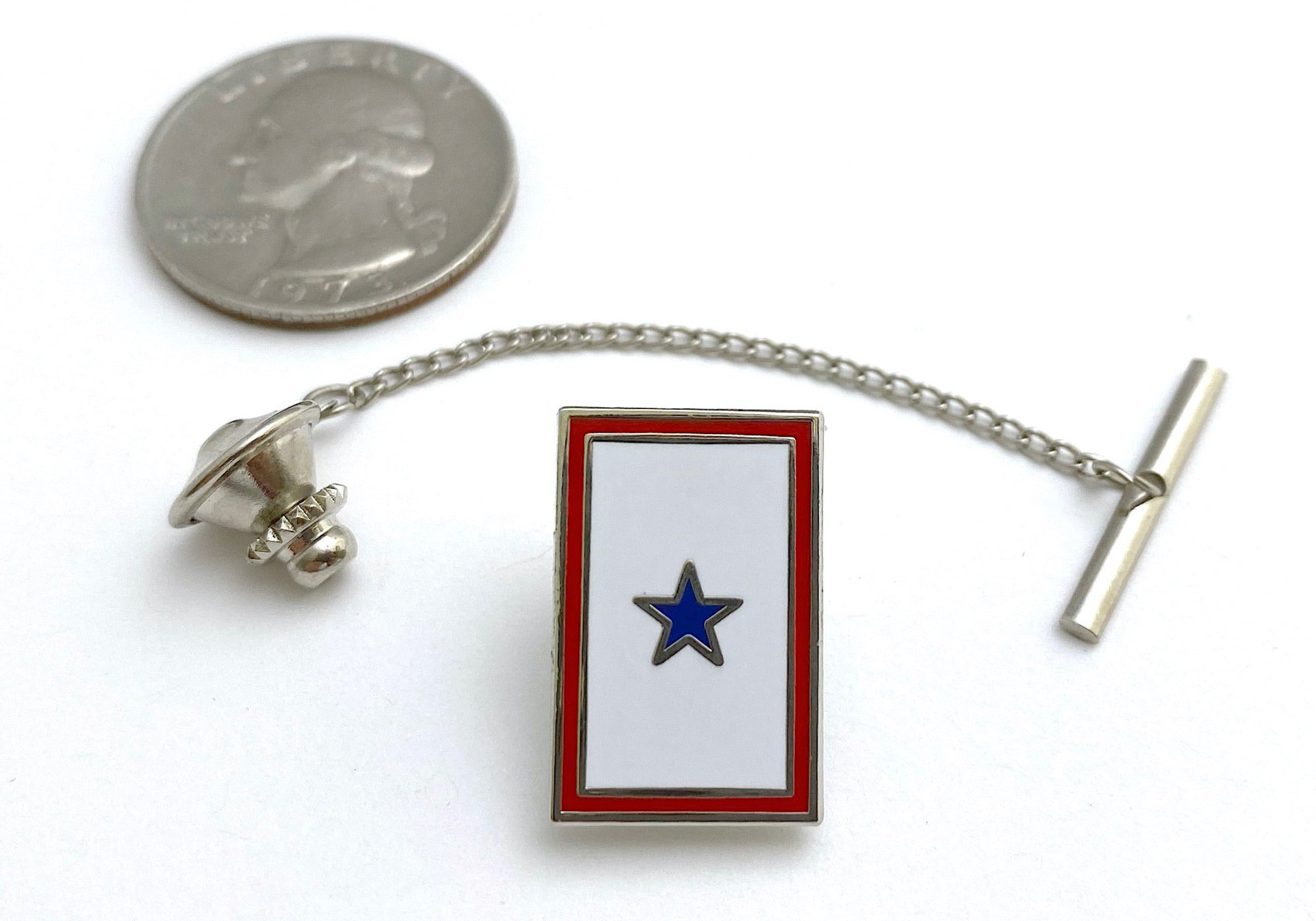 Blue Star Tie Tack