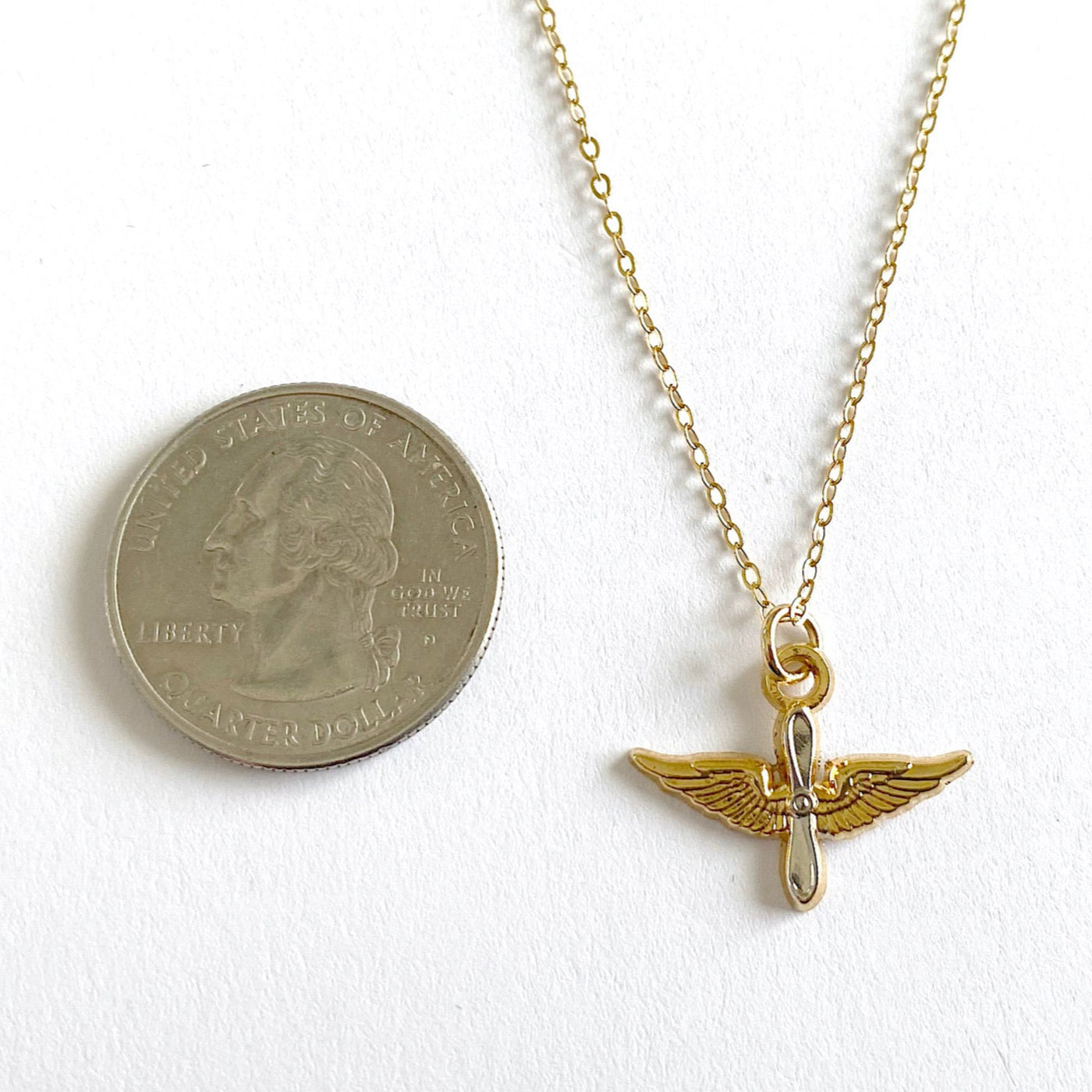 Aviation Charm Necklace