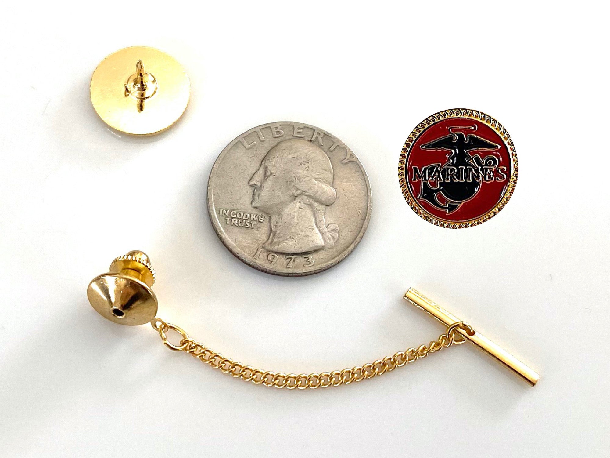 Marine Gold Tie Tack