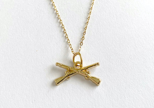 Infantry Charm Necklace