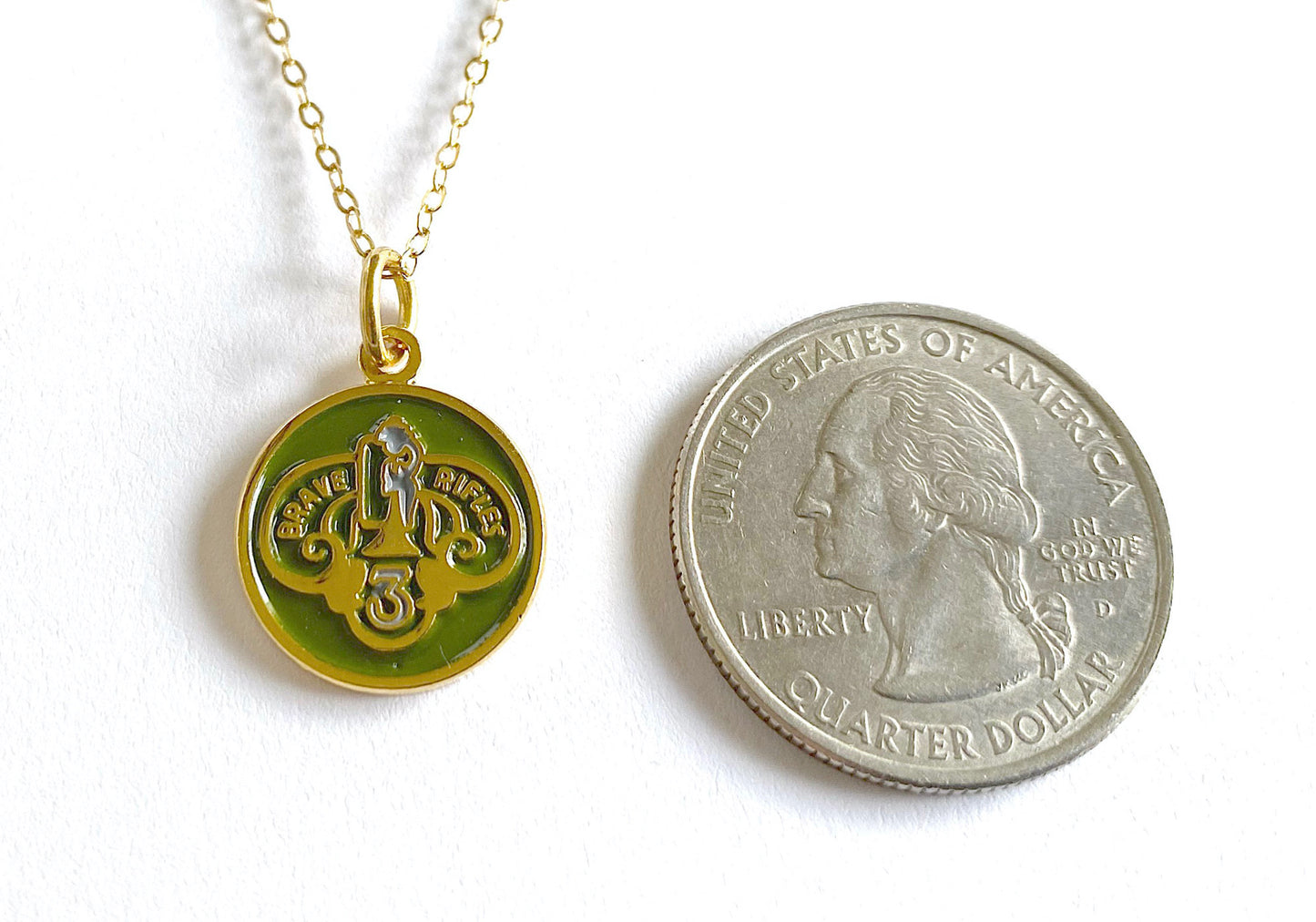 3rd Cavalry Regiment Charm Necklace