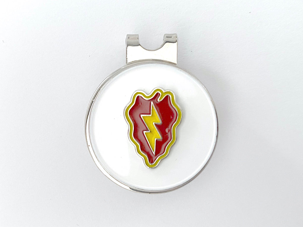 25th Infantry Division Golf Hat Clip and Ball Marker