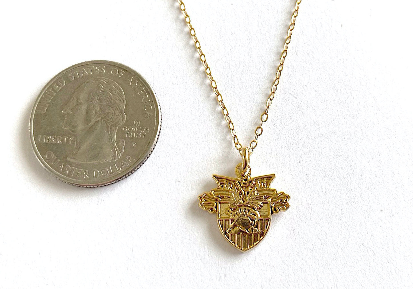 Jewelry Bar | USMA Small Crest Gold Charm