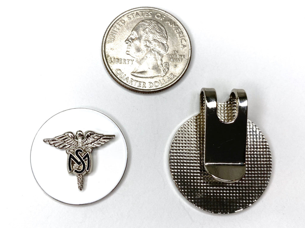 Medical Service Corps Golf Hat Clip and Ball Marker