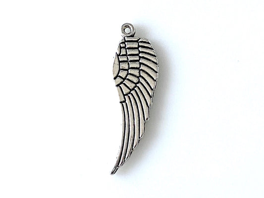 Jewelry Bar | Silver Wing Pewter Charm
