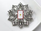Gold Star Banner Brooch 24F