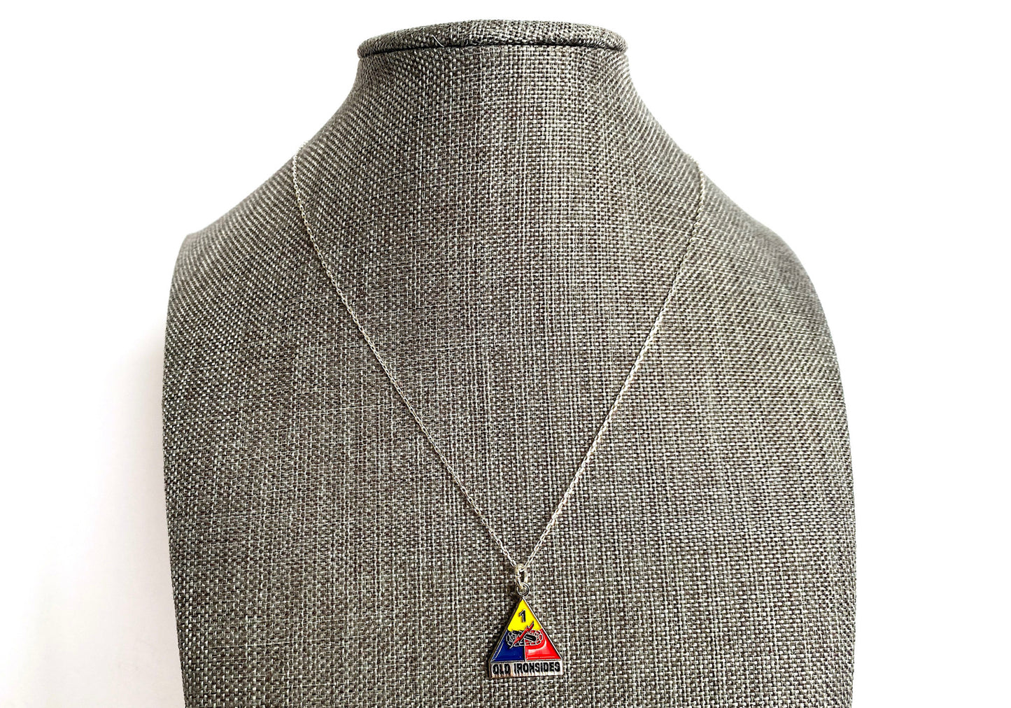 1st Armored Division Charm Necklace