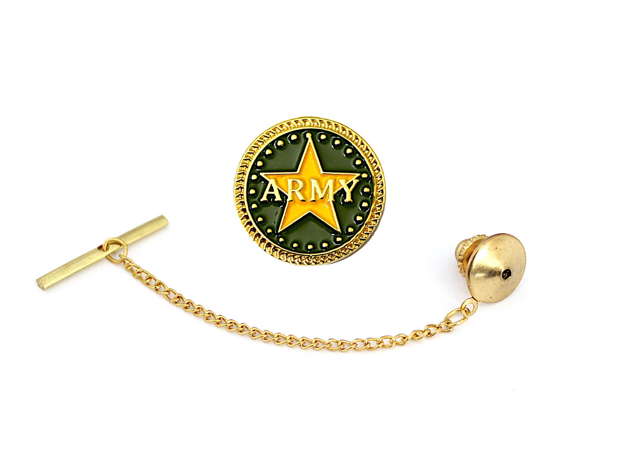 Army Gold Tie Tack