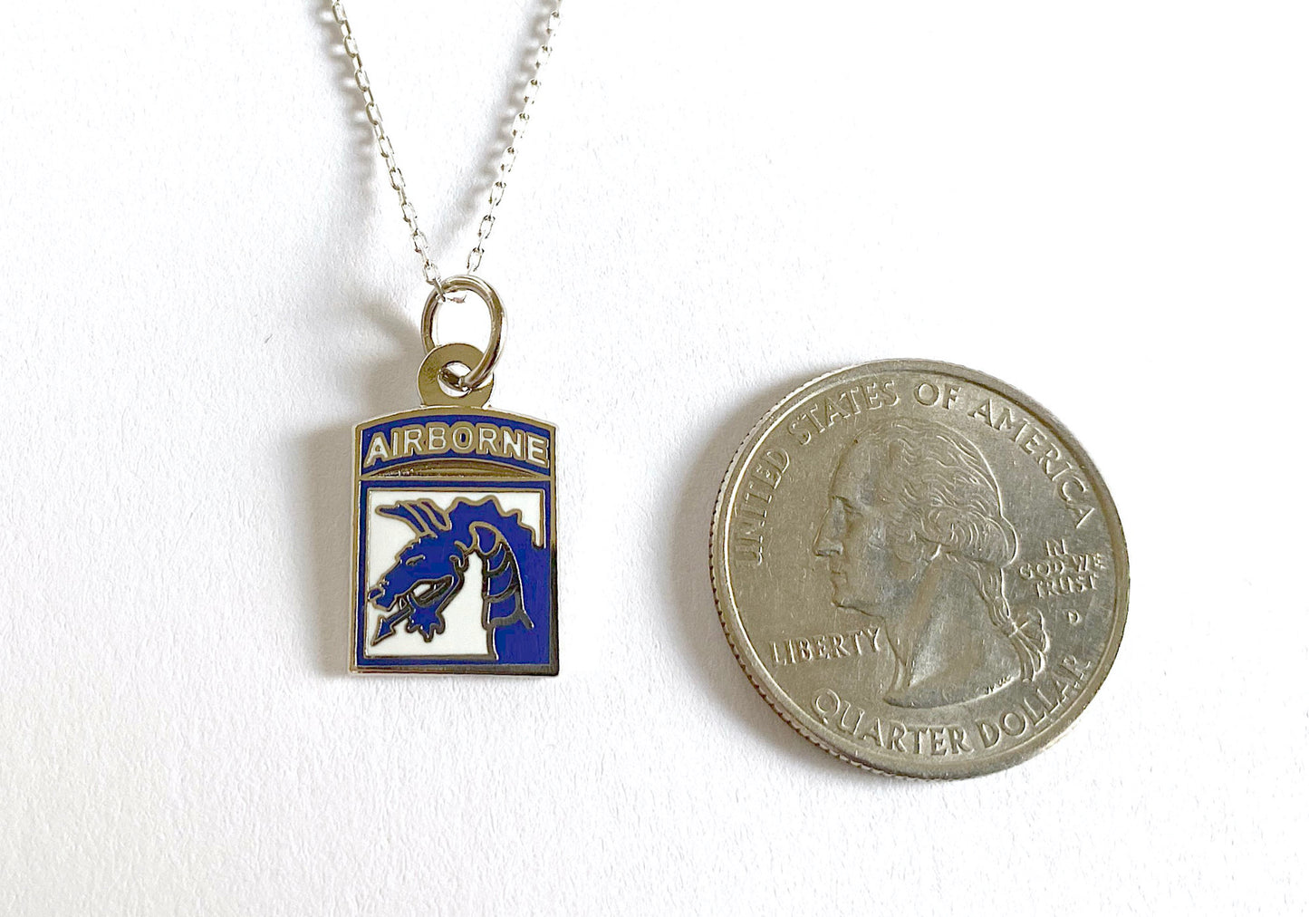 XVIII Airborne Corps Charm Necklace