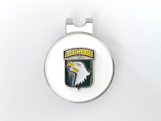 101st Airborne Division Golf Hat Clip and Ball Marker