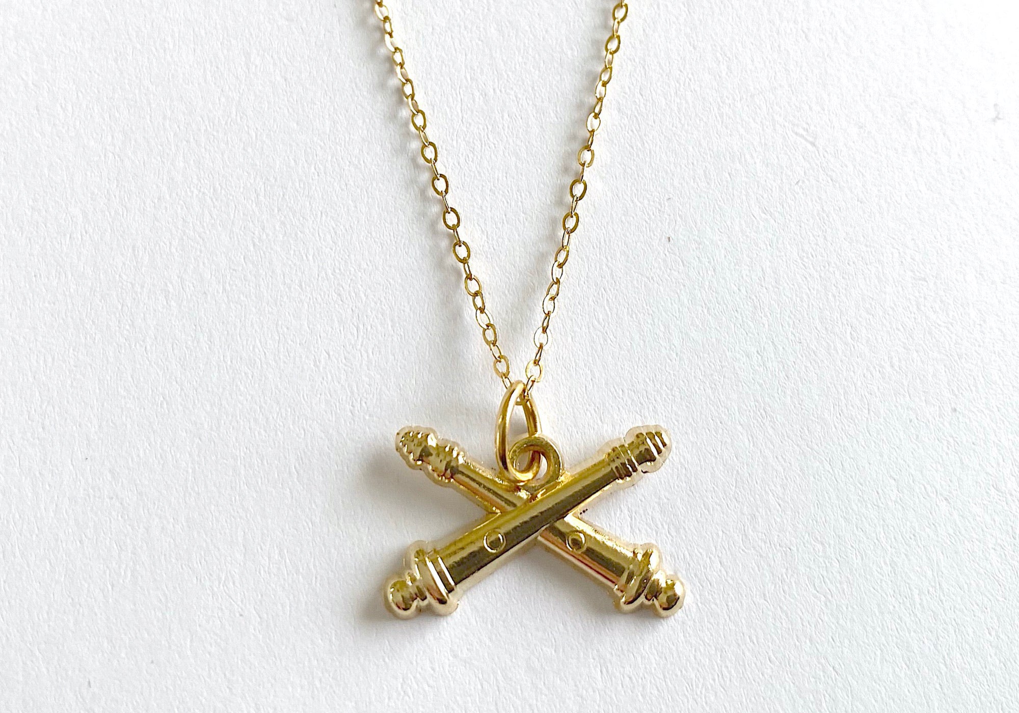 Field Artillery Charm Necklace