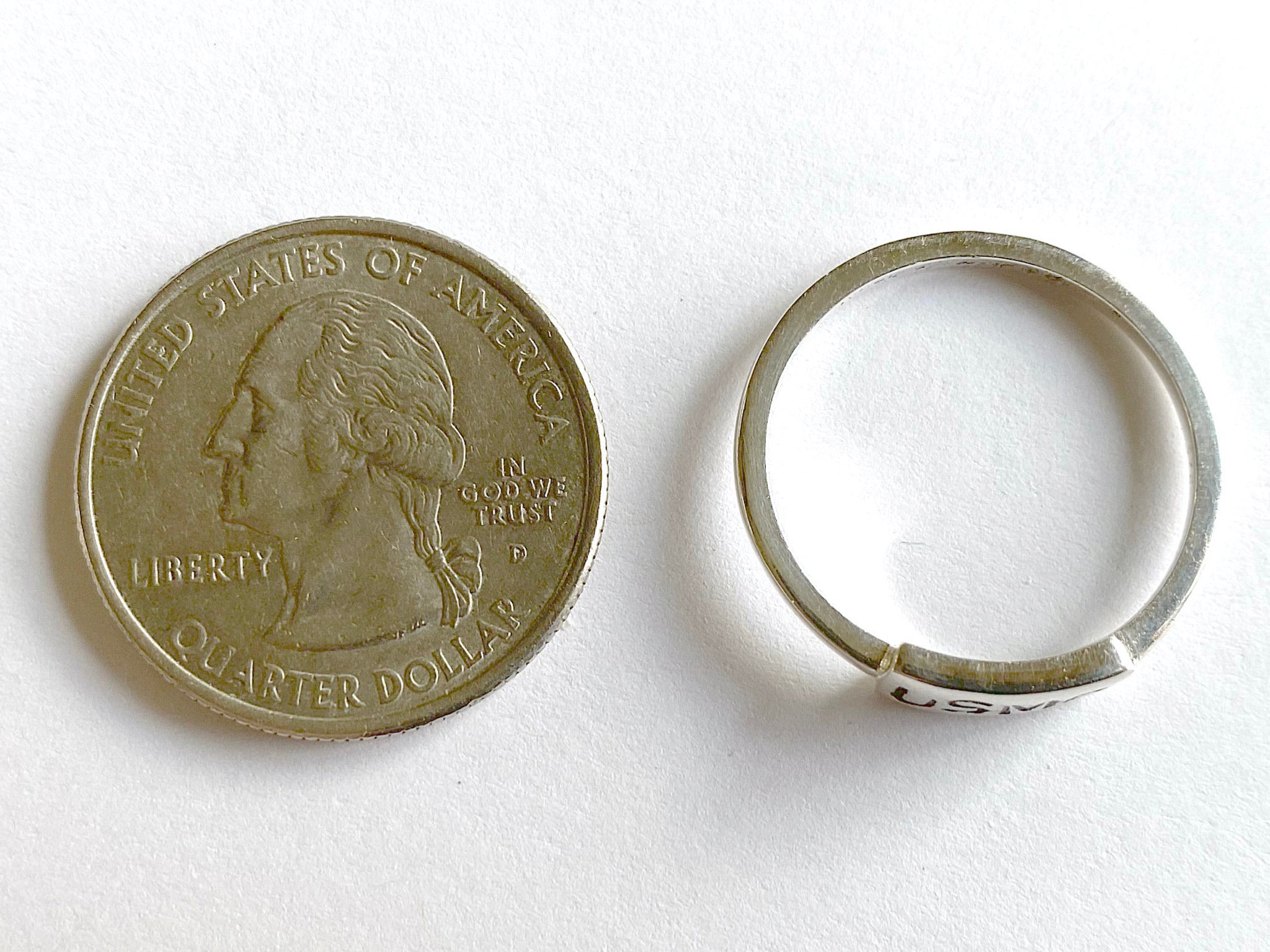 United States Marine Corps (USMC) Hand Stamped Ring BR512