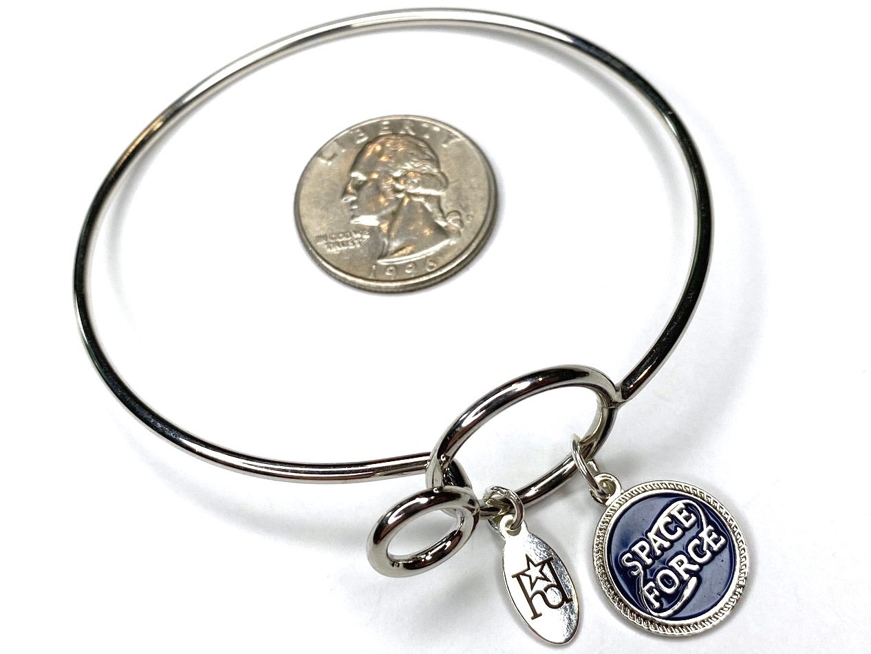 Space Force Memory Wire Bracelet