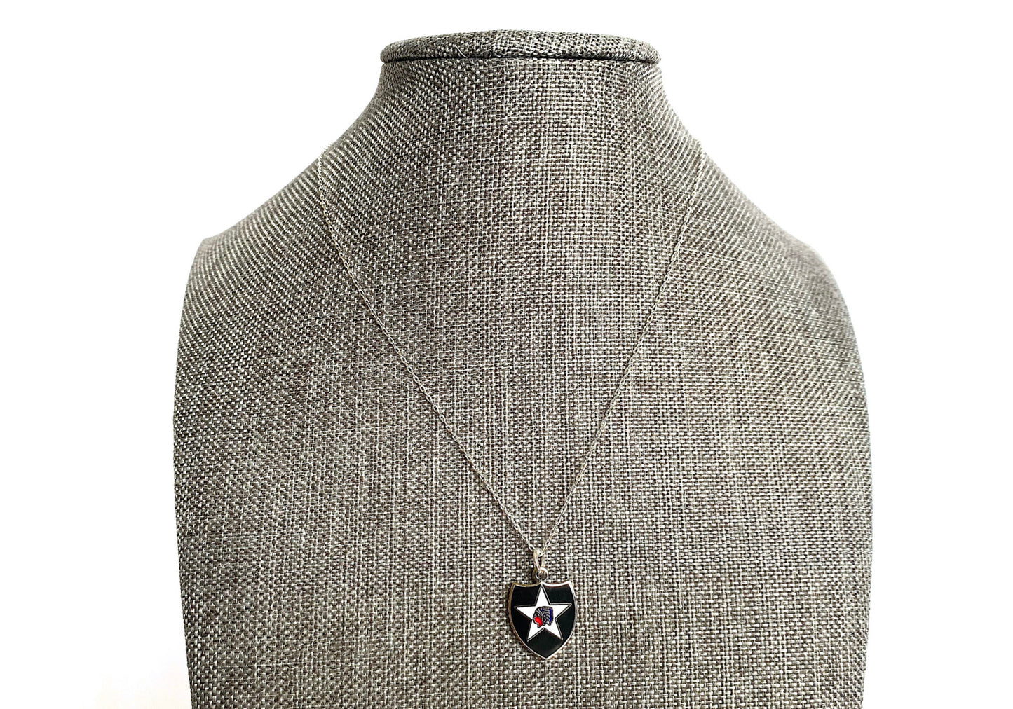 2nd Infantry Division Charm Necklace