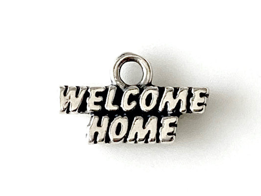 Jewelry Bar | Welcome Home Sterling Silver Charm