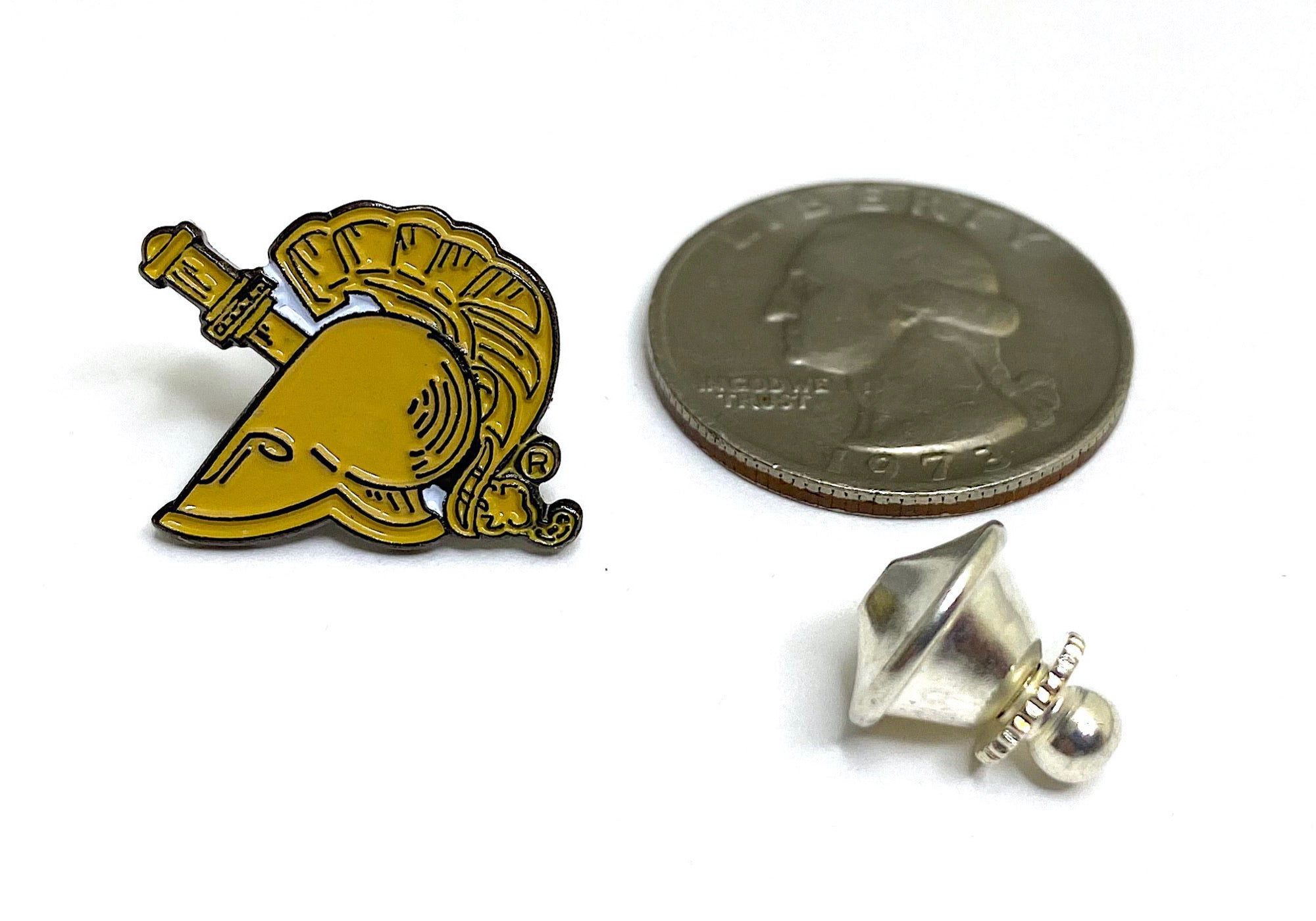 USMA Tan Athena Lapel Pin
