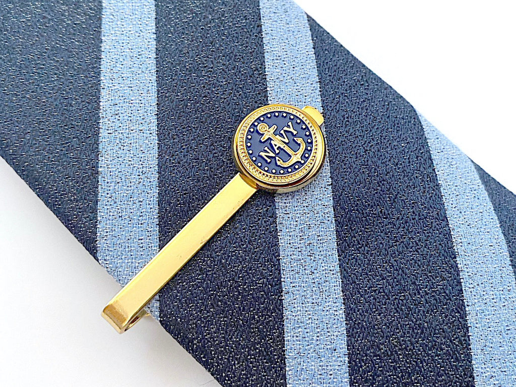 Navy Tie Bar