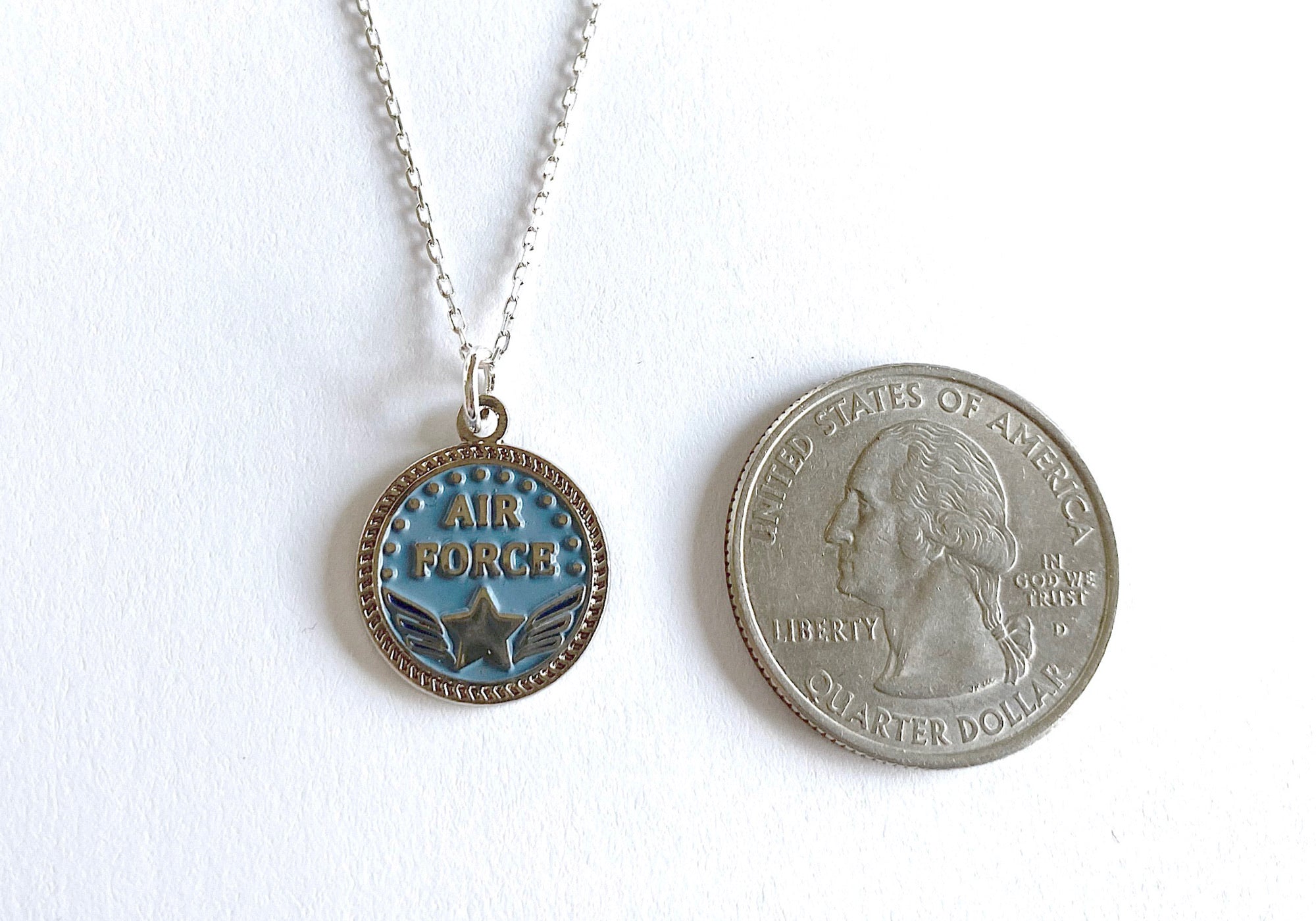 Air Force Charm Necklace