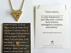 This Too Shall PCS Gold Necklace